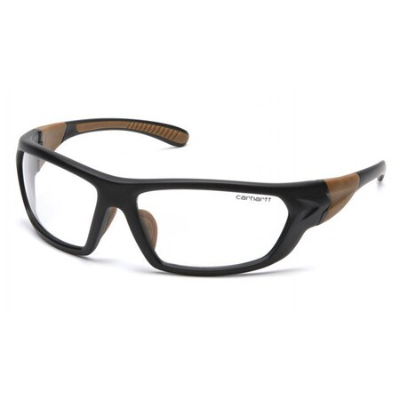 Pyramex Carhartt - Carbondale - Clear Anti-fog Lens with Black/Tan Frame CHB210DT